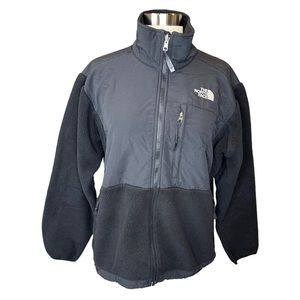 The North Face Denali Jacket Polartec Women Fleece Pockets Coatigan Black Medium